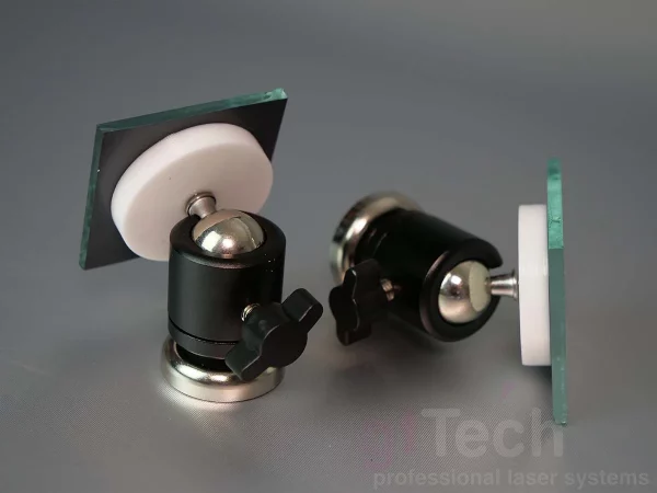 Umlenkspiegel mit Kugelkopf und Magnet
